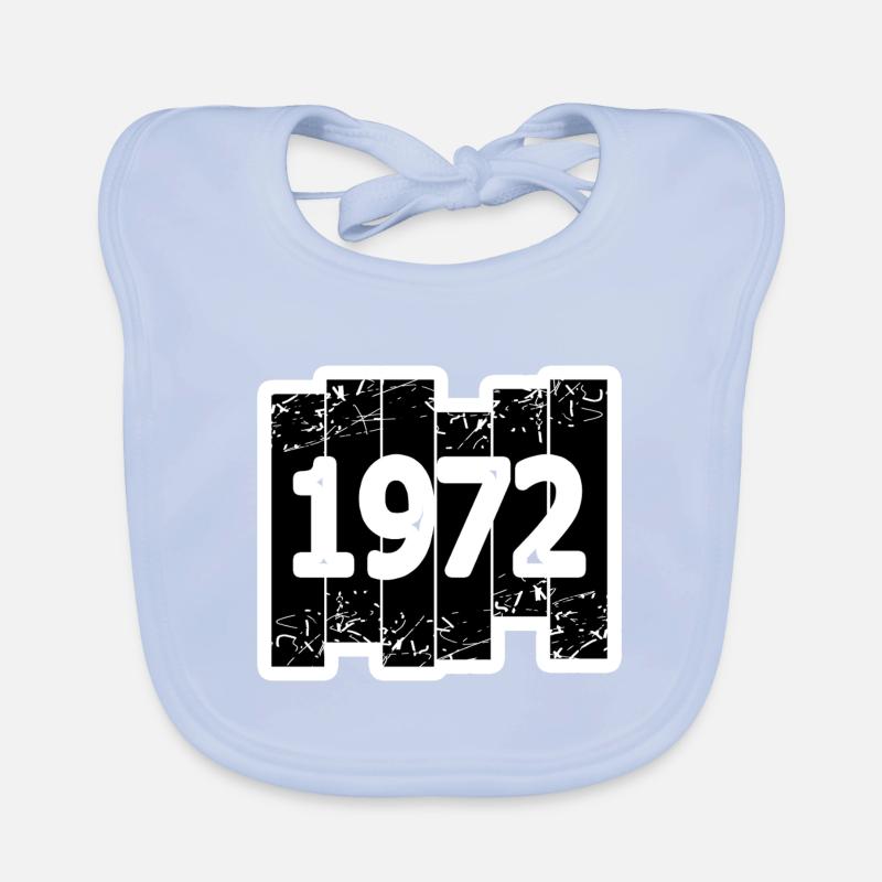 Année 1972 Bavoir bio Bébé