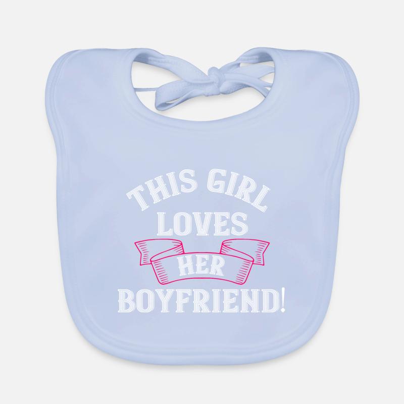 Saint-Valentin Bavoir bio Bébé