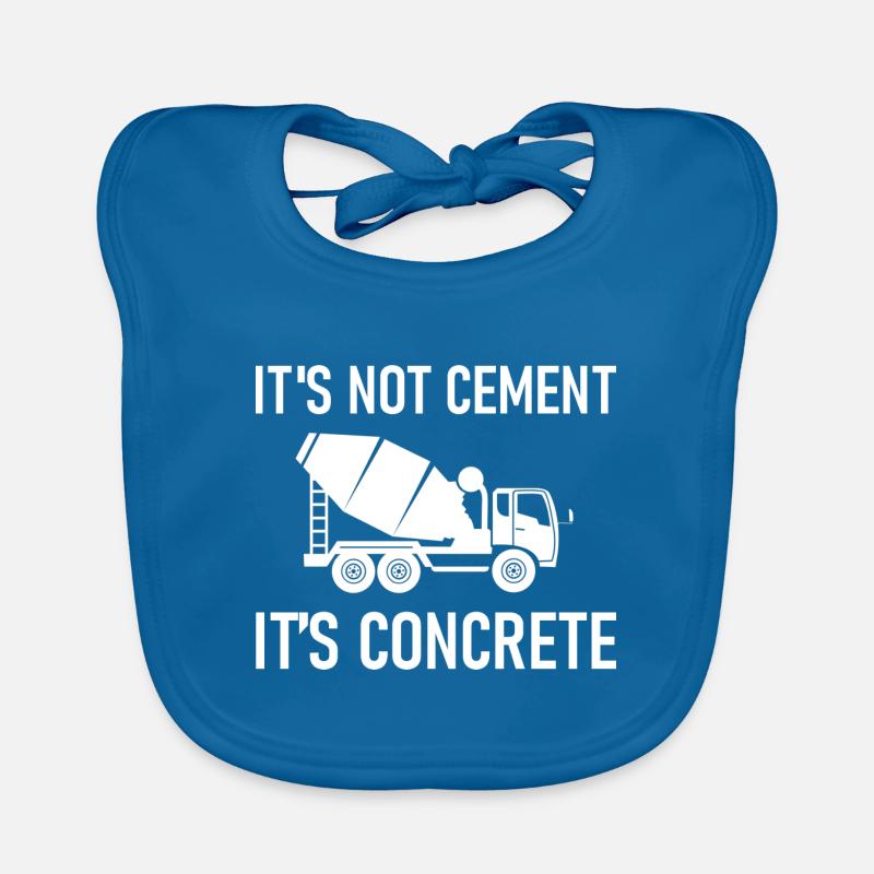 It's Not Cement, It's Concrete Organic Baby Bibs