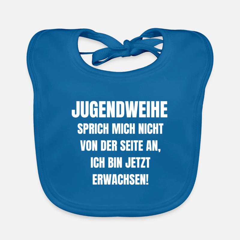 Jugendweihe 2021 | Lustiges Jugendweihe Geschenk Baby Bio-Lätzchen