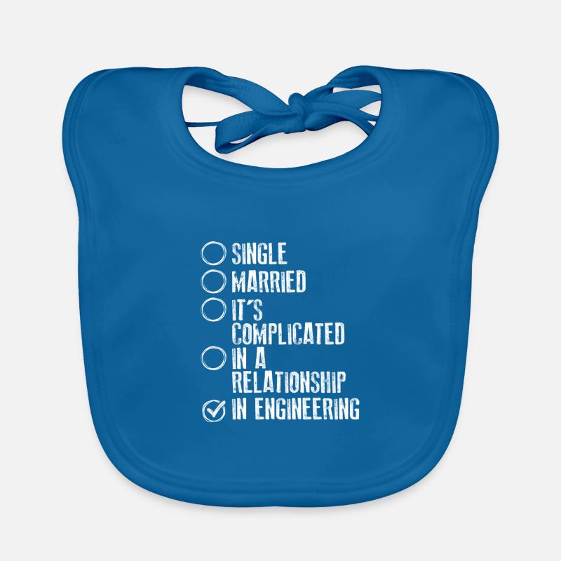 Engineer Gifts It's Complicated In Engineering Organic Baby Bibs