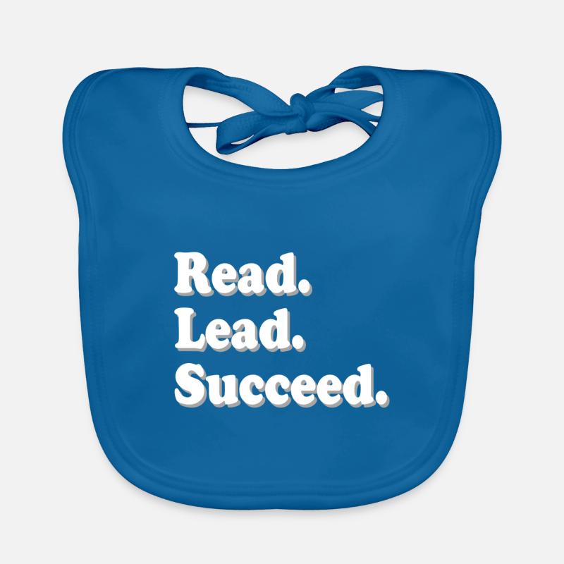 Book Lover Gifts Read Lead Succeed Reader Gift Organic Baby Bibs
