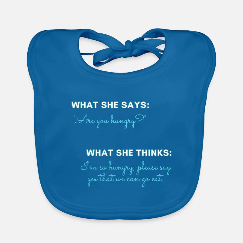 Sie: Hast du Hunger? Baby Bio-Lätzchen