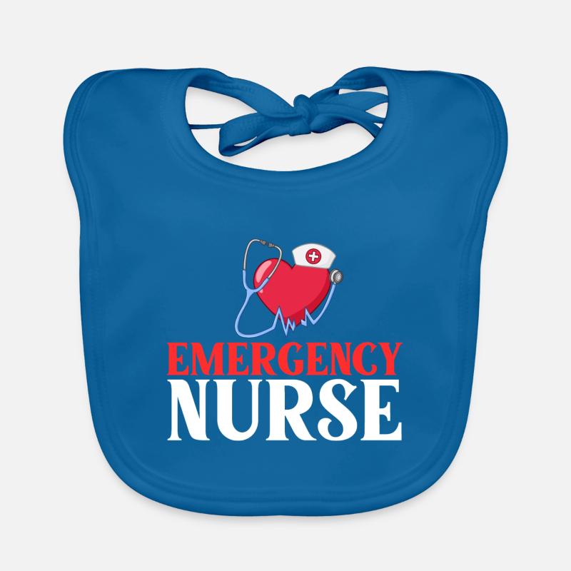 Emergency Department Emergency Nurse First Aid Organic Baby Bibs