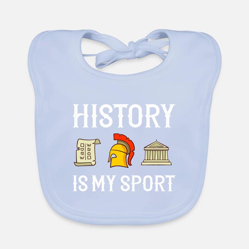 History Teacher Lesson Professor Historian Organic Baby Bibs