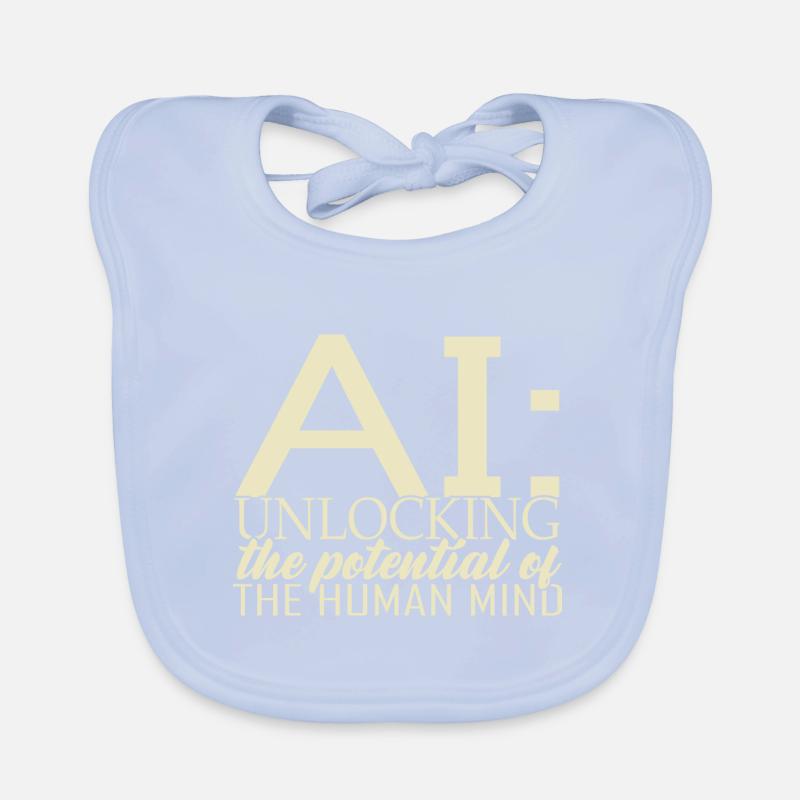 Artificial Intelligence Deep Learning Organic Baby Bibs
