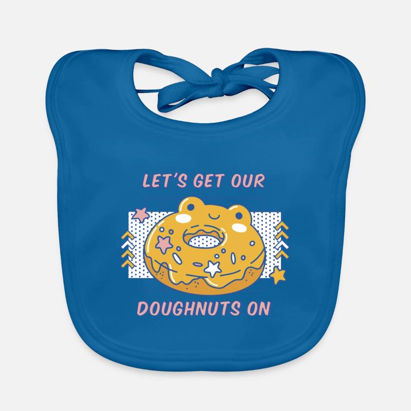 Let's Get Our Doughnuts On Funny Donuts Lover Baby Bio-Lätzchen