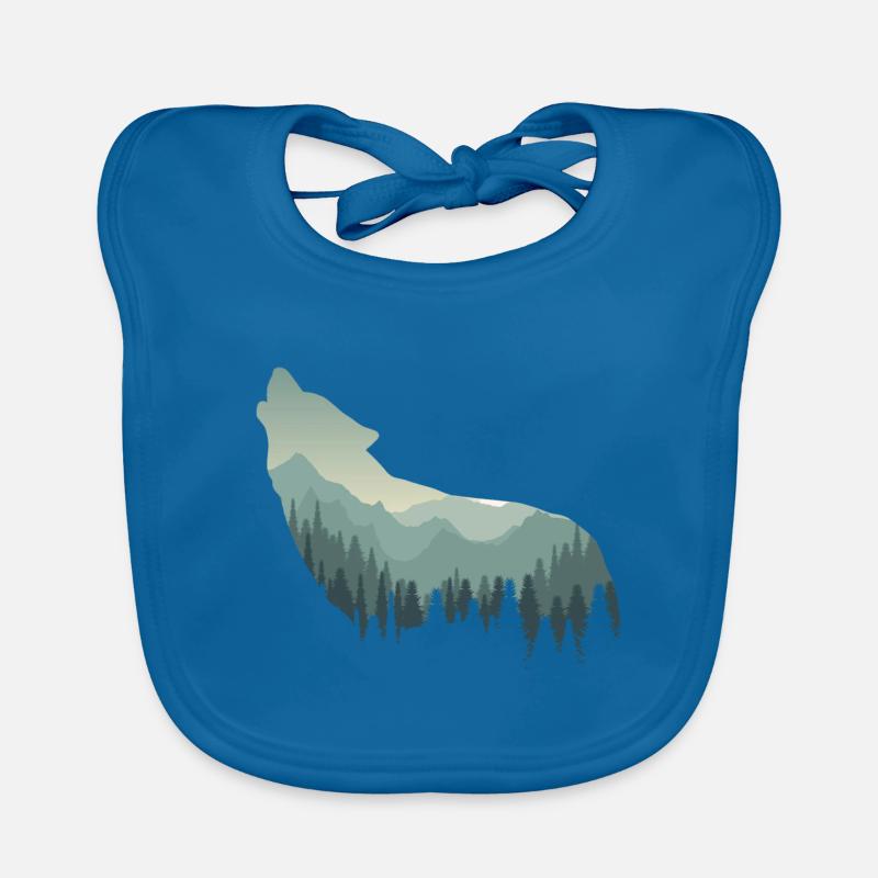 Loup Bavoir bio Bébé