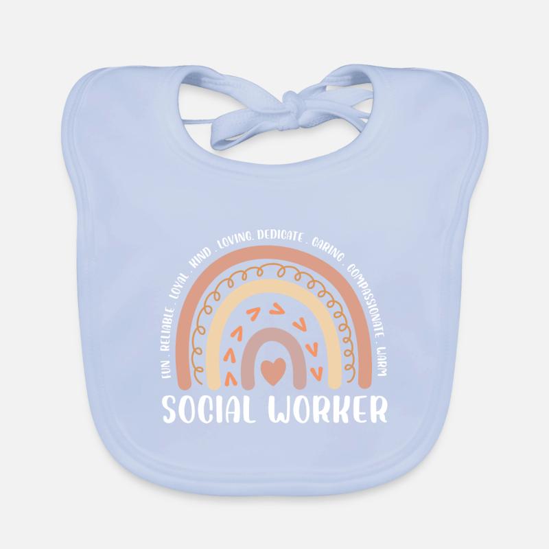 Reliable Loyal Kind Loving Dedicate Caring Social Organic Baby Bibs