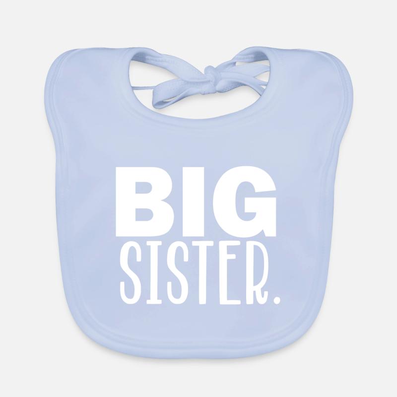 große Schwester Baby Bio-Lätzchen
