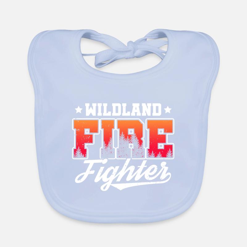 Pompier forestier Bavoir bio Bébé