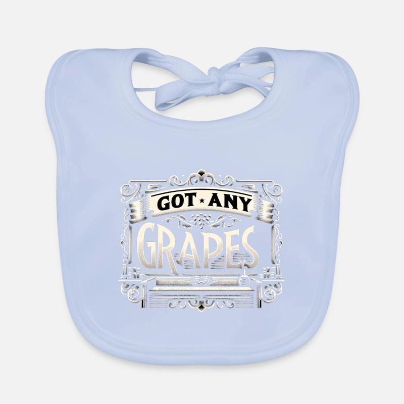 Got Any Grapes 8 Organic Baby Bibs