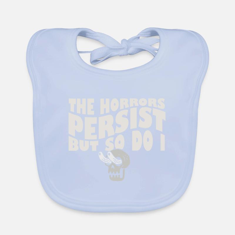 Les horreurs persistent, mais moi aussi Skeleton Internet Bavoir bio Bébé