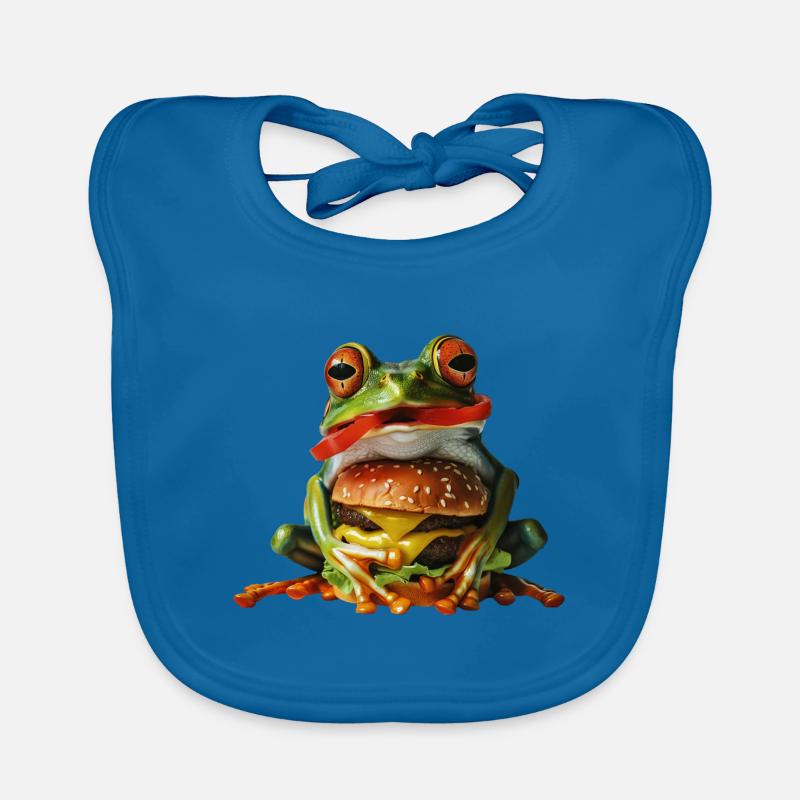Grenouille Bavoir bio Bébé