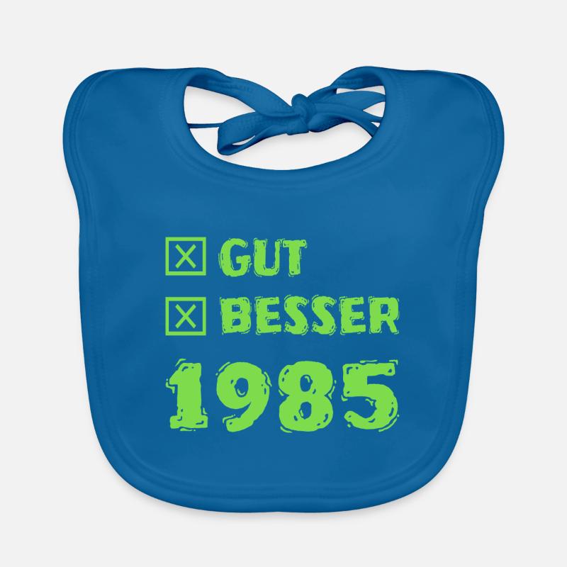 Année 1985 Bavoir bio Bébé