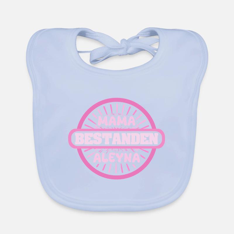 First name Aleyna Organic Baby Bibs