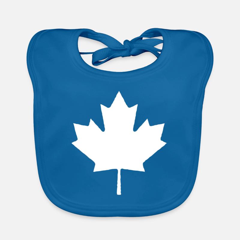 Maple maple leaf Organic Baby Bibs