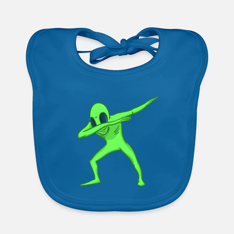 Dab alien alien Organic Baby Bibs