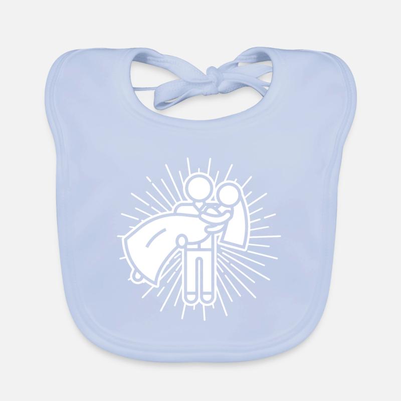 Conception de mariage Bavoir bio Bébé