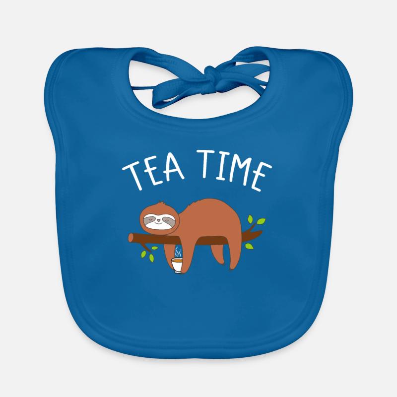 Tea Time Sloth Tea Bavoir bio Bébé