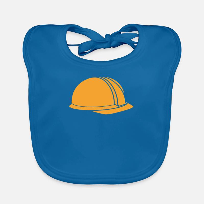 construction worker Organic Baby Bibs