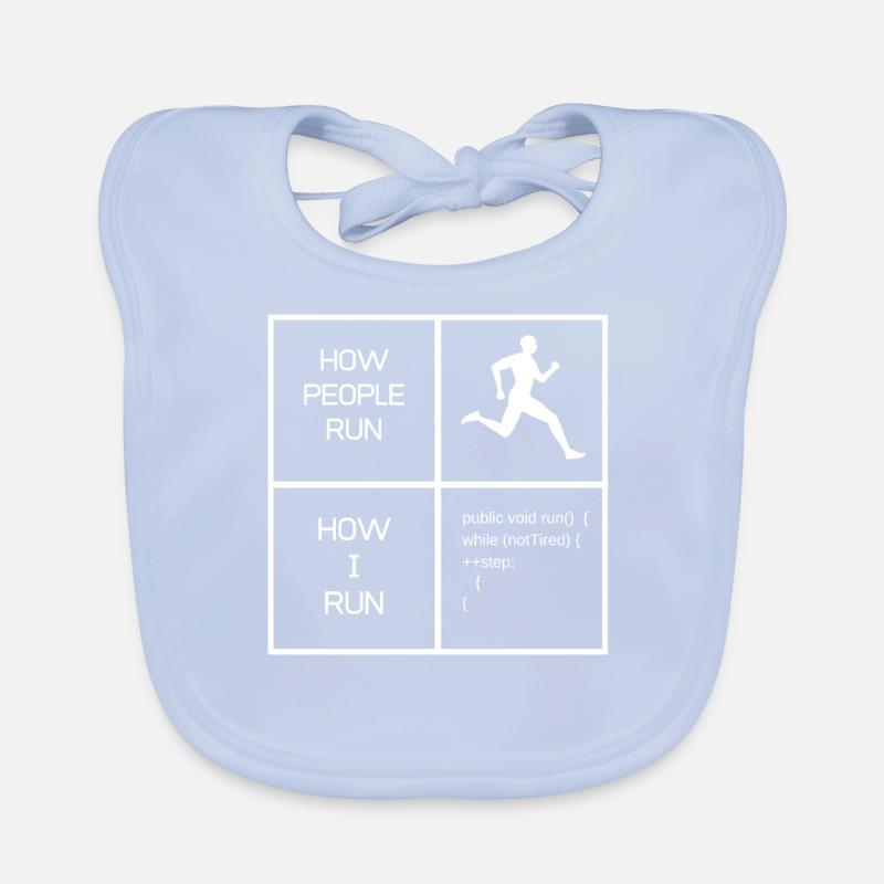 Funny Gift Programmer Computer Nerds Organic Baby Bibs