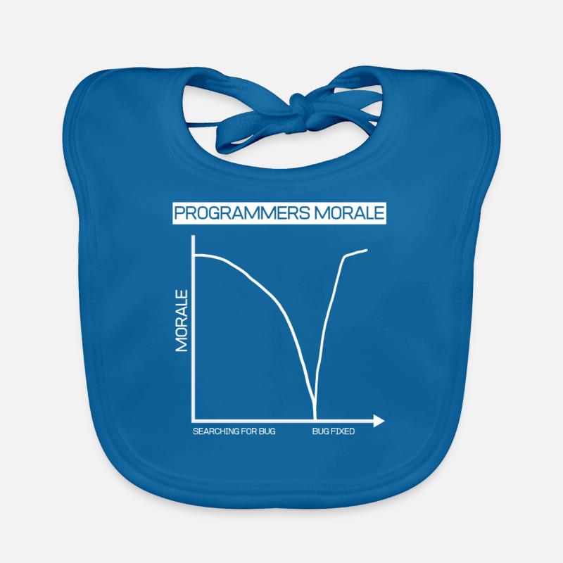 Diagramme d'ordinateur de programmeur de cadeau drôle Bavoir bio Bébé