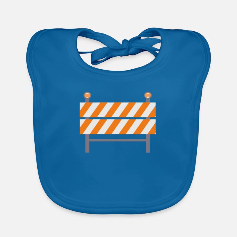 construction worker Organic Baby Bibs