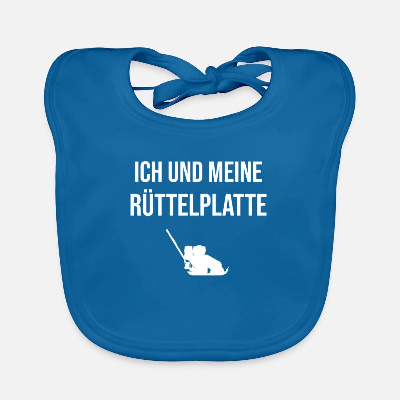 Bauarbeiter Baby Bio-Lätzchen