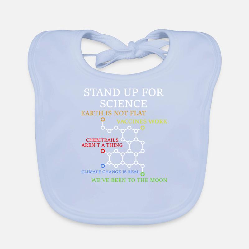 Stand up for Science Science Nerd cadeau Bavoir bio Bébé