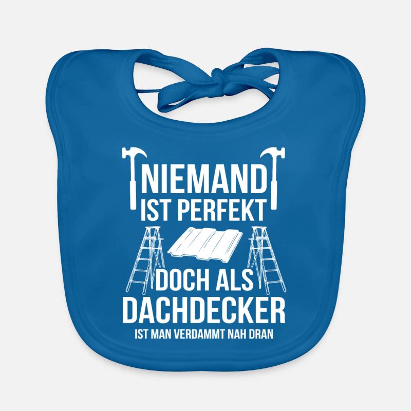 Dachdecker Spruch Baby Bio-Lätzchen