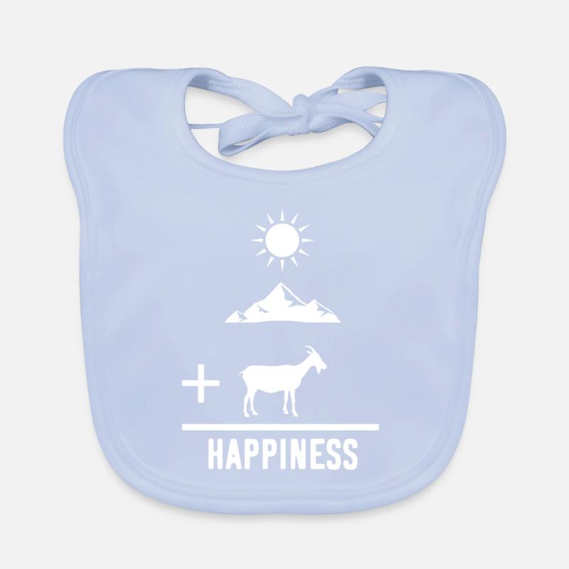 Chèvre billy chèvre bonheur Bavoir bio Bébé