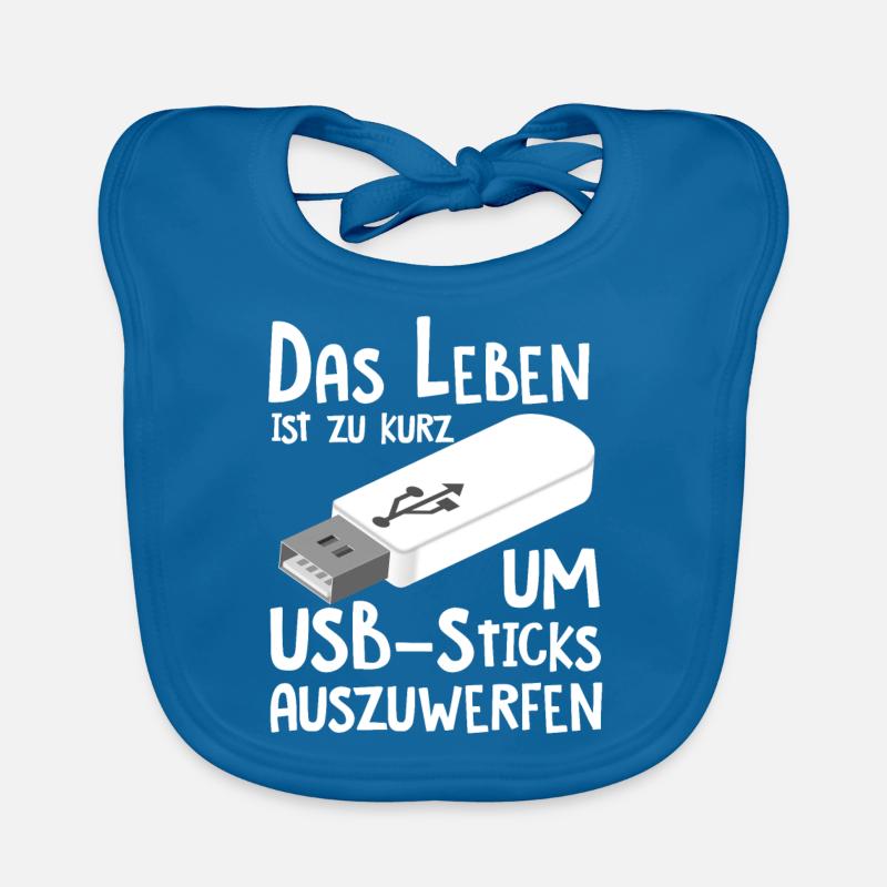 Informatiker Programmierer Student Baby Bio-Lätzchen