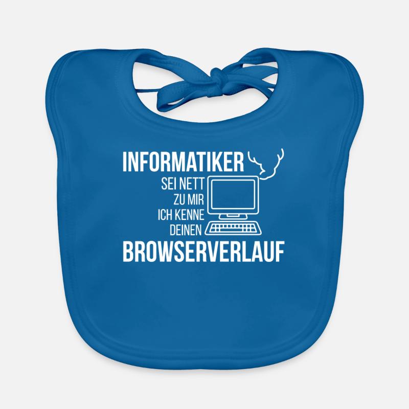 Informatiker Lustig Baby Bio-Lätzchen