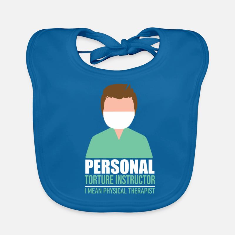 Physiotherapist physiotherapy git idea Organic Baby Bibs