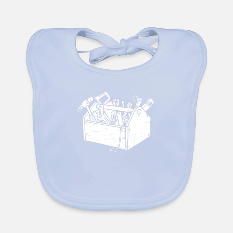 construction worker Organic Baby Bibs