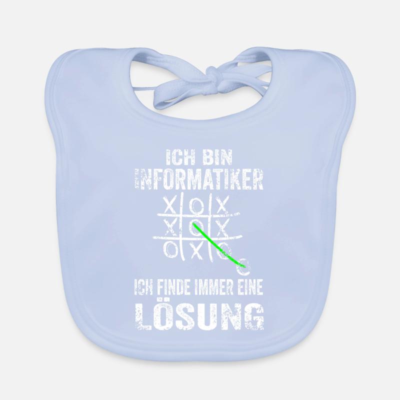 Informatiker Softwareentwickler Informatik Lustige Baby Bio-Lätzchen