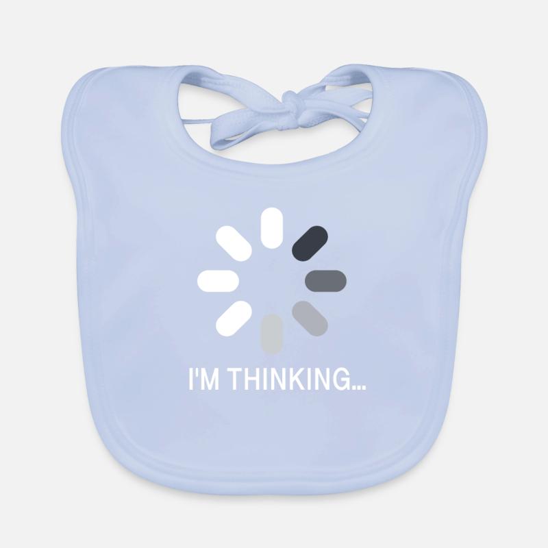 JE SUIS EN TRAIN DE PENSER Bavoir bio Bébé