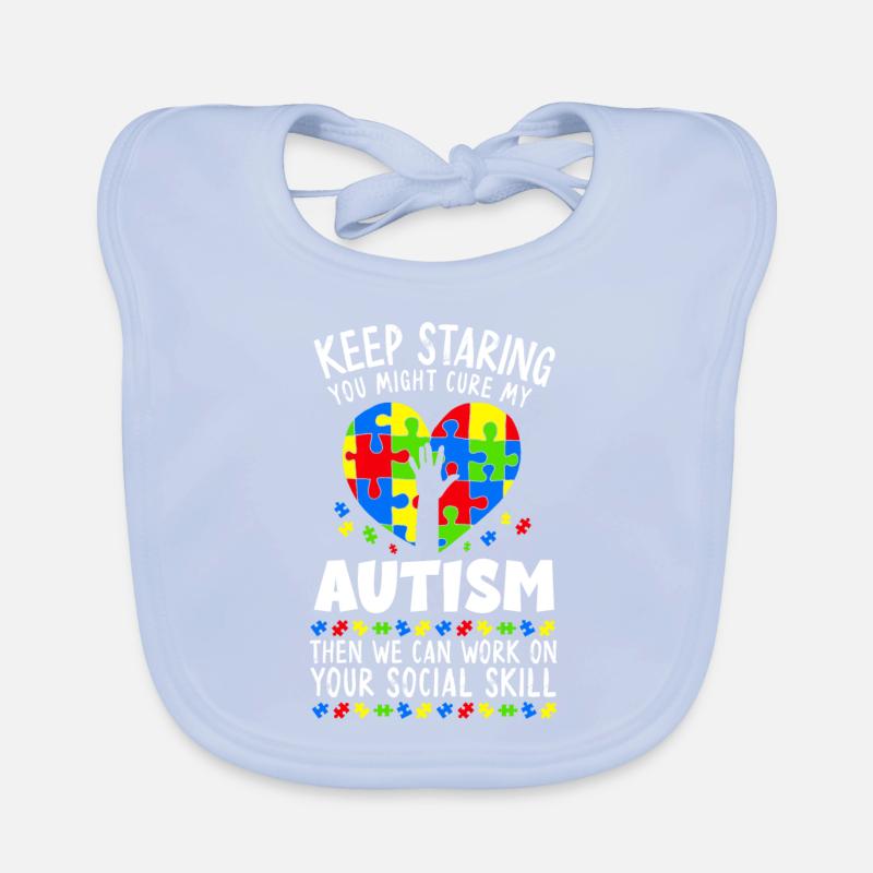 Autisme Conscience Bavoir bio Bébé