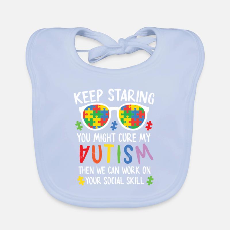 Autisme Conscience Bavoir bio Bébé