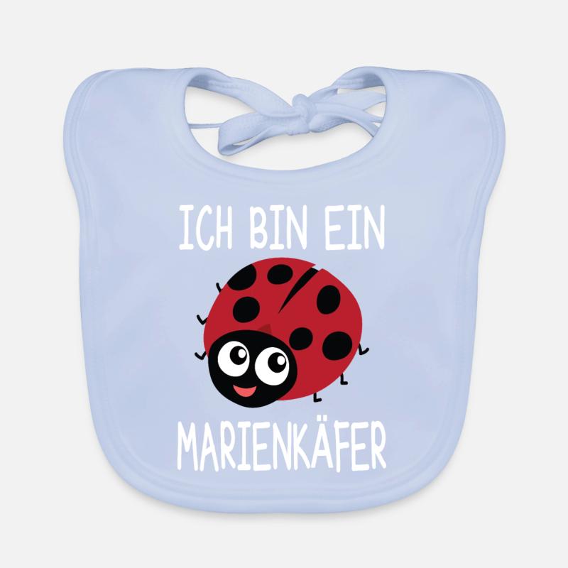 Ich Bin Ein Marienkäfer Baby Bio-Lätzchen