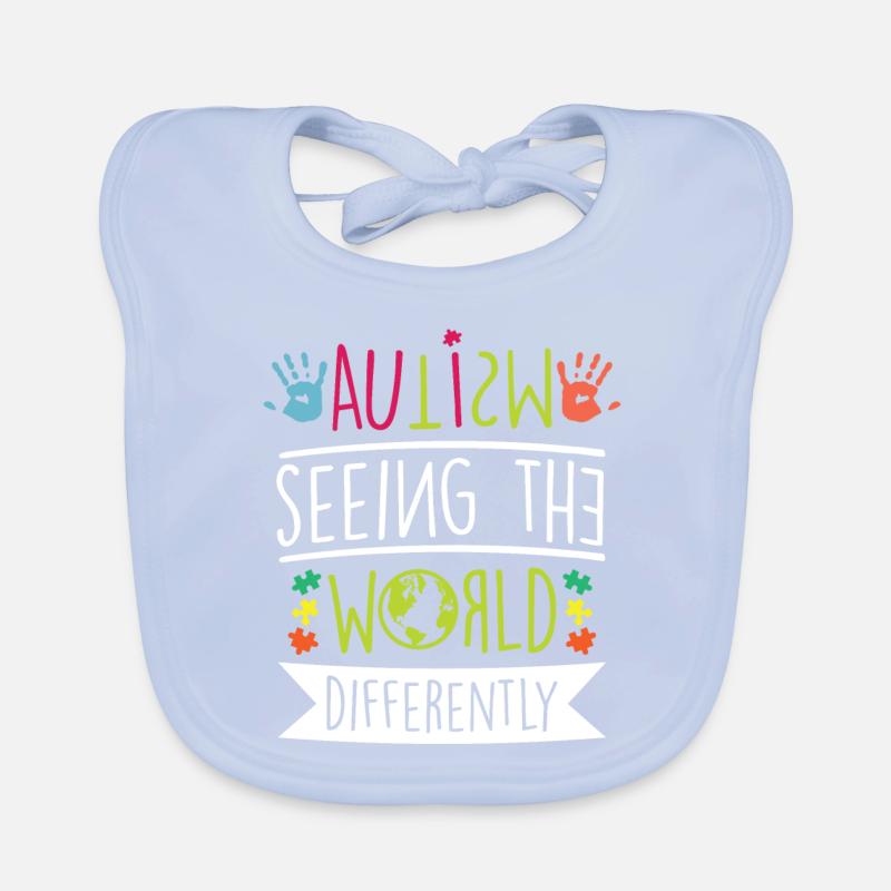 Autisme Conscience Bavoir bio Bébé