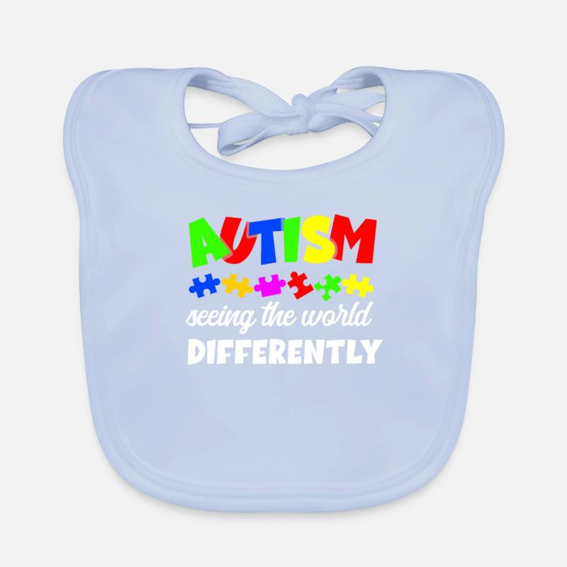 Autisme Conscience Bavoir bio Bébé