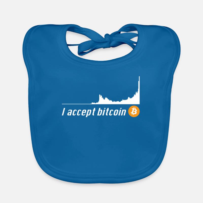 I Accept Bitcoin - Bitcoin Button Bitcoin Kurs Baby Bio-Lätzchen