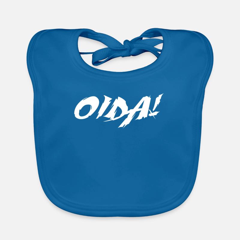 Oida! Bayrisch Witz Spruch Baby Bio-Lätzchen