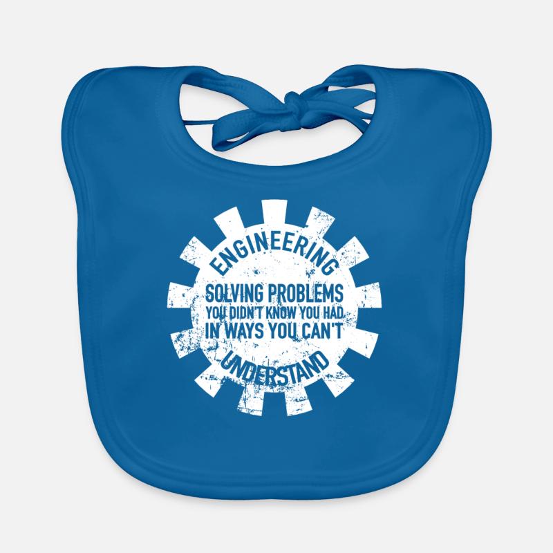 Gear Engineer Technician Engineering Engineer Organic Baby Bibs