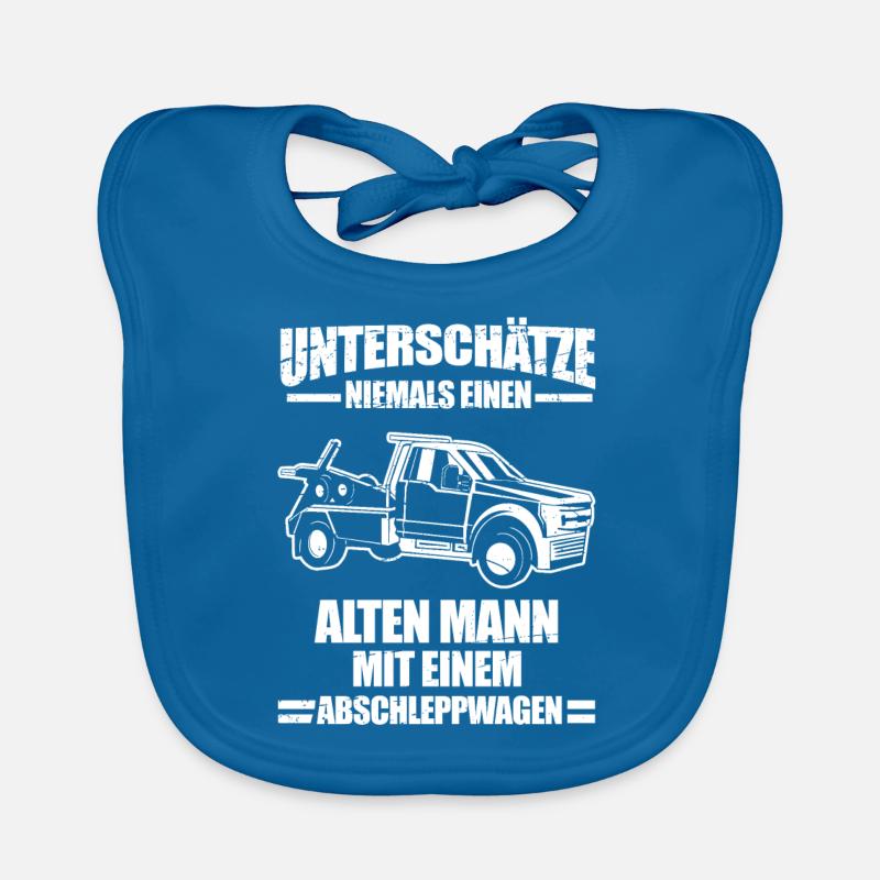 Lustiges Abschlepper Abschleppdienst LKW Baby Bio-Lätzchen