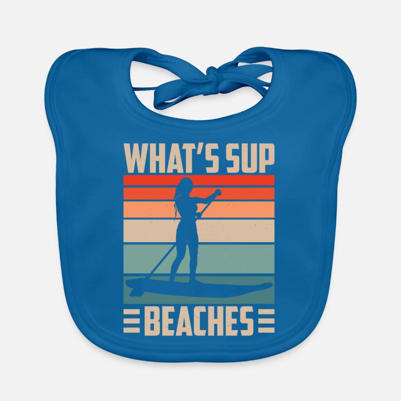What's SUP Beaches SUP Paddle Board Organic Baby Bibs