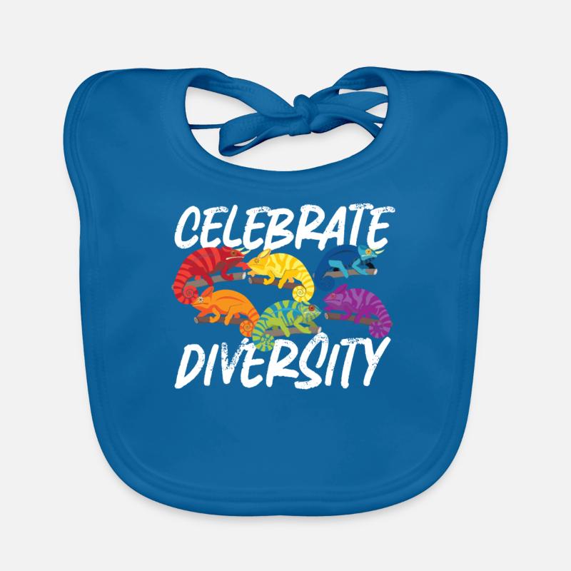 Chameleon Celebrate Diversity Baby Bio-Lätzchen
