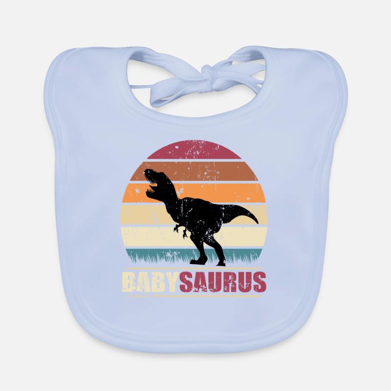BabySaurus Dinosaure Bébé Dino Cadeau de naissance Bavoir bio Bébé